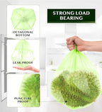 Compostable Trash Bags - FORID 8 Gallon Garbage Bags 150 Count Trash Can Liners 30 Liter Unscented Medium Wastebasket Bags for Kitchen Bathroom Home Office Garbage Can (5Rolls/Green) - Durable & Thick
