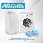 Air Jungles Washing Machine Cleaner Tablets 24 Count, Lavender Scent, Deep Cleaning Laundry Washer Drum and Tub, Compatible with Front and Top Load Washer, 12 Month Supply