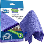 Pure-Sky Magic Deep Clean Cleaning Cloth – JUST ADD Water No Detergents Needed - Multipurpose Ultra Microfiber Cloth - Stick-Attachable for Mop, or as Handheld Microfiber Towels to Clean Any Surfaces
