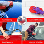 Multi-Purpose Sponges for Cleaning - Red 10 Pack, Large Sponges for Car Washing, Tile & Grout, Bulk Pack Sponge