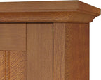 ChooChoo Bathroom Wall Cabinet, Over The Toilet Space Saver Storage Cabinet, Medicine Cabinet with 2 Door and Adjustable Shelves, Cupboard, Navy Blue