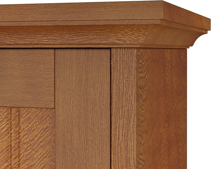 ChooChoo Bathroom Wall Cabinet, Over The Toilet Space Saver Storage Cabinet, Medicine Cabinet with 2 Door and Adjustable Shelves, Cupboard, Navy Blue