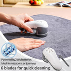 10 Pack Fabric Shaver and Lint Remover,Sweater Defuzzer with 20 Replaceable Blades,Fuzz Remover Furniture Sweater Shavers to Remove Pilling, Battery Operated, Gray
