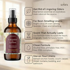 Lavender & Lemon Linen Spray | Clean Refreshing Aromatherapy Made with Pure Essential Oils | Fabric Freshener & Deodorizer for Carpet Kitchen Laundry Bathroom | 4 fl oz