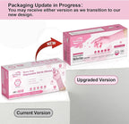 Disposable Nitrile Dishwashing Gloves, Extended 12 Inches Cuff, 6-mil, Cherry Blossom Cleaning Gloves, Latex-Free