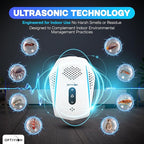 2025 Upgraded Ultrasonic Pest Repeller 6 Pack – Indoor Plug-in Pest Control, Mouse, Roach, Spider & Ant Repellent, Mosquito & Rodent Deterrent for Home, Kitchen, Garage, Warehouse