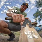 Gerber Gear Pack Hatchet - 3.5" Steel Blade Axe with Full Tang - Survival, Bushcraft and Camping Gear - with Mountable Nylon Sheath - Brown