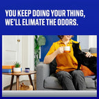 Ozium 4.5 Ounce 4 Pack Odor Eliminating Gel for Homes, Cars, Offices and More, New Car Smell