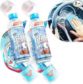 Travel Spray Bottle With Microfiber Cap - Glass Cleaner (2 Pack)