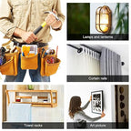 KURUI Wall Anchors Kit for Hanging Wall Art Decor, 160Pcs Drywall Anchors Assortment Kit for Frame Shelf Decorations, Plant Hooks, 135 Screws and 135 Plugs, Picture Hangers for Drywall Concrete Brick