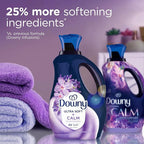 Downy Ultra Soft Fabric Softener Liquid, Calm, Lavender and Vanilla Bean, 26 fl oz, 39 Loads
