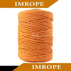 4mm x 400 Feet Orange Jute Rope, Twine for Gardening Tomato Climbing Plant Tie Floristry Crafts Gift Wrapping Packing Decor