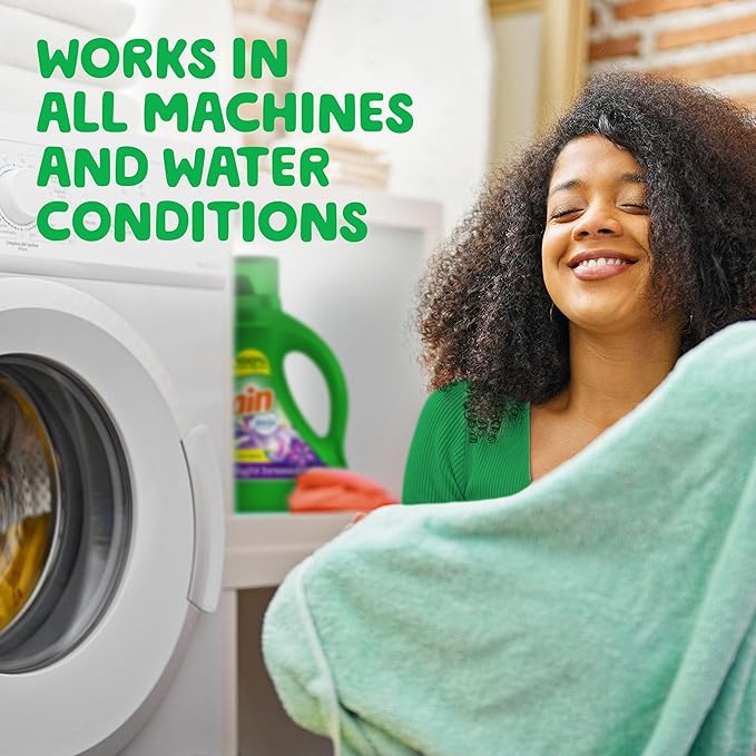 Gain + Aroma Boost Liquid Laundry Detergent, Moonlight Breeze Scent, 45 Loads, 65 fl oz, HE Compatible