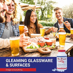 Nu-Foam Glass Washing Powder - Detergent for Bar Glassware – Original Streak-Free Solution - Hand Washing Bar, Tavern, Brewery Supplies - Concentrated 2 Lb Jar