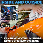 Window and Glass Cleaner Streak Free for Cars - Ammonia Free, Tinted Window Safe, Auto Glass Cleaner for Windows, Mirrors, Navigation Screens; Car, Truck, SUV and Home Use