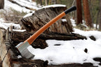 1844 Helko Werk Germany Vario Universal Axe - German Made Midsize General Purpose Felling Axe for Felling Trees, Cutting Timber, and Splitting Wood - Head 4.25lbs, Handle 30in. (Universal) #10053