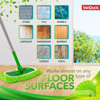 VanDuck Reusable Mop Pads Compatible with Swiffer Sweeper (2-Pack) - Washable Microfiber Mop Pads for Wet & Dry Use - All Purpose Floor Mopping and Cleaning Product