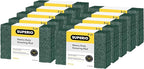 Scouring Pad Non-Scratching Scrubber Non-Scratch Cleaning Scrub Pads Heavy Duty Scouring Pad Reusable Kitchen Scrubbing Pad Pack of 30 Green, by Superio