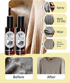 FurGone by Seedshub Pet Hair Repelling Spray, Odor Neutralizer | Anti-Static Wrinkle Release Pet-Friendly Sprays for Clothing and More, Pine Nut Scent, Up to 1400 Sprays, 3.38oz (2 Travel Pack)