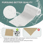 Canvas Repair Tape, 4×63 Inches White Waterproof Self-Adhesive Patch for Outdoor Gear, Durable and Weatherproof Fabric Tape for Boat Covers, Couch, Tents, Sofas, Sun Shades, Awnings, and Lounge Chairs
