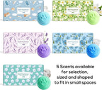 SCENTORINI Shoe Deodorizer Balls, 8 Pack Jasmine Scent Sneaker Deodorizer Balls, Odor Eliminator for Smell Shoes Boots, Long Lasting Shoe Freshener for Gym Bags, Drawers and Small Spaces