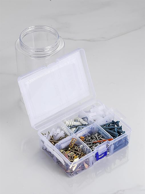 Multi-Purpose Wall Anchor Set 367PCS, Drywall Anchor kit-for Aluminum, Iron, Wood, Drywall, Concrete Walls, Brick Walls, Hollow Walls