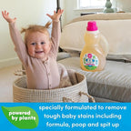 Dapple Baby Laundry Detergent, Plant Powered, Hypoallergenic, Fragrance Free, Concentrated, 50 fl oz (Pack of 2)