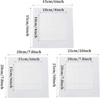 6PCS Drywall Repair Kit, 4"/6"/8" Aluminum Wall Patch with Galvanized Plate, Self Adhesive Fiberglass Dry Wall Hole Patches for Drywall Ceiling Sheetrock