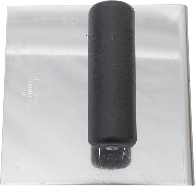 MARSHALLTOWN QLT Stainless Steel Hand Edgers, Plastic Handle Material, 152mm Width, 152mm Length, 3mm Radius, 6mm Lip, Made In The USA, CE511SP