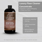 Lapew Apple Crush Scented Mop Soap - Luxury Floor Cleaner Concentrate for Mopping Tile, Laminate, Vinyl & Hardwood | Streak-Free, Low-Foam | 36 oz