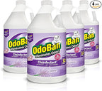 OdoBan Disinfectant Concentrate and Odor Eliminator, Made in the USA, Lavender Scent, 4 Gallons