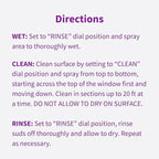 Rejuvenate High Performance Outdoor Window Spray and Rinse Cleaner with Hose End Adapter Instantly Removes Grime and Dirt Streak-Free Shine (32 oz)