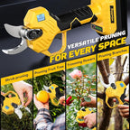 Cordless Electric Pruning Shears: 1.5-2 Inch Portable Pruning Shears Compatible with DeWalt 20V Battery (No Battery) - Garden Pruners Tool with LCD Display & SK7 Blades