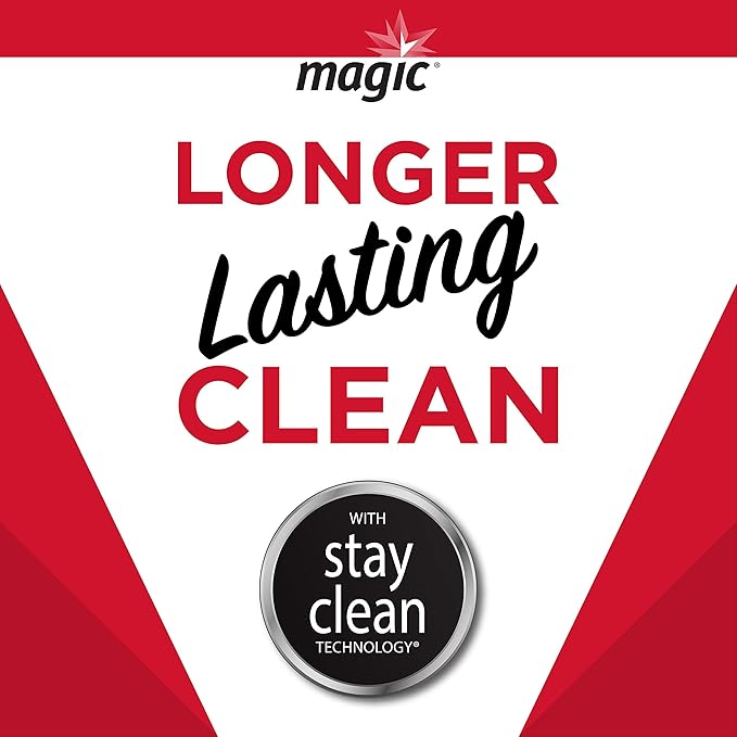 Magic Stainless Steel Cleaner Aerosol - 17 Ounce (6 Pack) - Removes Fingerprints Residue Water Marks and Grease from Appliances - Refrigerator Dishwasher Oven Grill