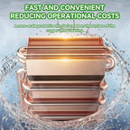 Copper Cleaner & Rust Remover & Polish - 3-in-1 Formula Action Fast-Acting Removes Rust, Oxidation and Restores Shine | Professional Grade Brass Cleaner Safe for Various Copper Products (1kg)