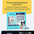 Washing Machine Cleaner Tablets - 24 Pack for a 12 Month Supply. Formulated for Pet Owners. Compatible with HE, Top & Front Load. Easily Removes Residue, Grime. Value Brand by Uproot Clean