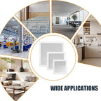 succulentlovers 8Pack Drywall Repair Kit, 6/8/12/12 Inch Dry Wall Patch Kits for Large Holes with Scraper & Sandpapers,Heavy Duty Self-Adhesive Mesh Drywall Hole Sheetrock Repair Kit for Wall Ceiling