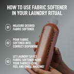 Laundry Sauce - Laundry Fabric Softener (Egyptian Rose) Luxury Fragrance, Softens & Preserves Fabric, Reduces Wrinkles, 19 Fl Oz