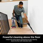 Shark ZU102 Rotator Pet Upright Vacuum with PowerFins HairPro & Odor Neutralizer Technology, Charcoal, 2.9 L Dust Cup