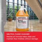 Rust-Oleum Professional Cleaners Neutral Floor Cleaner | 1 Gallon (128oz) | Professional Strength Concentrate | Neutral pH | Pine Scent