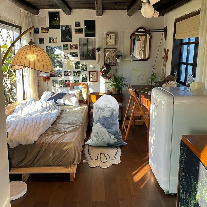 2 Pack Large Mesh Laundry Bag, 24×36 inch Heavy Duty Mesh Laundry Bags Drawstring Lockable, White Laundry Hamper Liner, for Factories, College, Travel, Dorms, Family and Apartment Dwellers