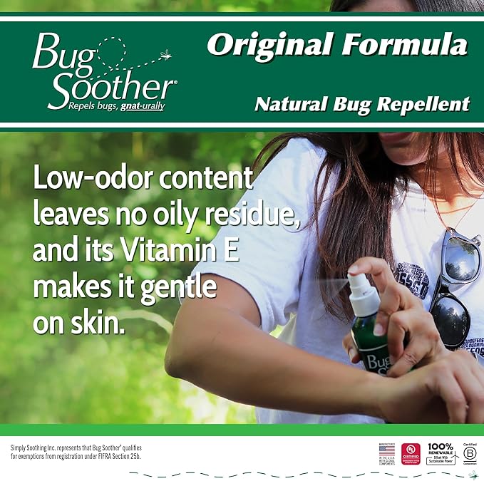 All Natural Bug Soother Bonus Pack - Multi-Pack includes FREE bonus 1 oz. travel size. (2, 8 oz.)