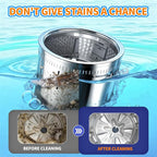 SOPAMI Washing Machine Cleaner Tablets for Pet Owners, Deep Cleaning HE Front Load and Top Load Washer, Septic Safe, Removes Stubborn Pet Hair and Odors