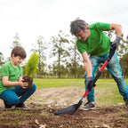 Sand Sifter Shovel - Soil Sifter for Beach, Gardening, Cat Litter, Chicken Coop Scooper and Metal Detecting - Durable Metal Mesh Scoop with Ergonomic Handle Double Grip