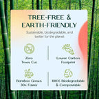 Bulk Case: Bamboo Facial Tissue | 3-Ply Strong | Lint-Free, Fragrance-Free | Gentle for Sensitive Skin | BPA & PFAS-Free, FSC Certified | 24 Cube Boxes | PALM NAKI