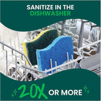 Scotch-Brite Zero Scratch Non-Scratch Scrub Sponges, Sponges for Cleaning Kitchen, Bathroom, and Household, non-scratch Sponges Safe for Non-Stick Cookware, 36 Scrubbing Sponges