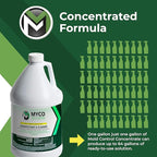 Myco Mold Control Concentrate – EPA-Registered Hospital Grade Disinfectant & Cleaner, Quat Formula for Mold Remediation & Bacteria Control, Commercial & Residential Use, 1 Gallon