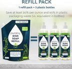 Puracy Natural Dish Soap Packs - Skin-Softening Plant-Based Dishwashing Soap, Non-Toxic Dish Soap, Organic Liquid Dishwashing Detergent Soap (Organic Lemongrass, 16 fl oz, 3 Pack)