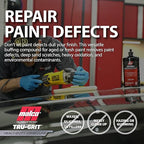 Malco Tru Grit - Heavy Duty Buffing and Polishing Compound for Cars/Automotive Paint Correction and Detailing/Removes 1000-1500 Grit Sand Scratches / 1 Gallon (120001)