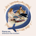 Shacke Premium 5 Packing Cubes Set - Lightweight Mesh Travel Luggage Organizers with Laundry Bag, 5-Piece Suitcase Storage System (Nude Biege)